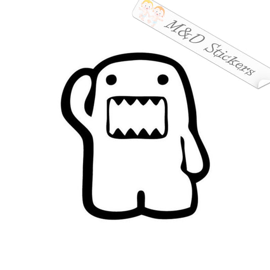 2x Domo Kun Vinyl Decal Sticker Different colors & size for Cars/Bikes/Windows