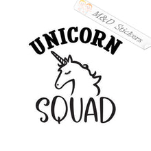 2x Unicorn Squad Vinyl Decal Sticker Different colors & size for Cars/Bikes/Windows