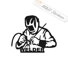 Welder (4.5" - 30") Vinyl Decal in Different colors & size for Cars/Bikes/Windows