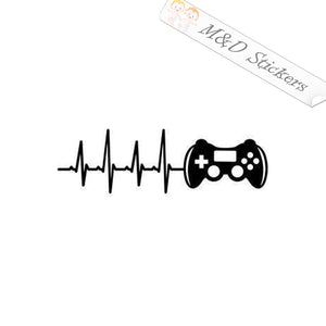 2x Pulse gamer Vinyl Decal Sticker Different colors & size for Cars/Bikes/Windows
