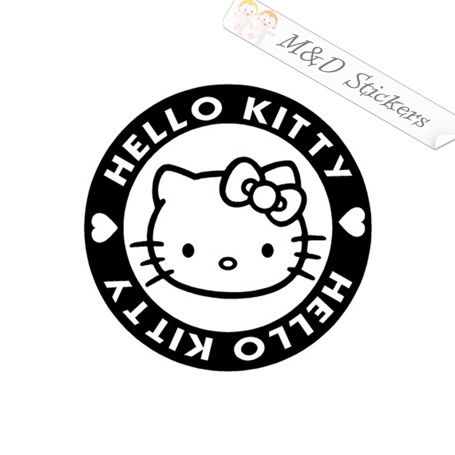  Hello-Kitty OriginalStickers0371 Set Of Two (2x