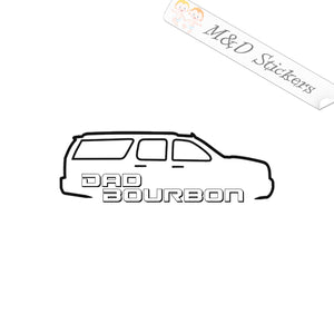 2x Chevrolet Suburban Dad Bourbon Vinyl Decal Sticker Different colors & size for Cars/Bikes/Windows
