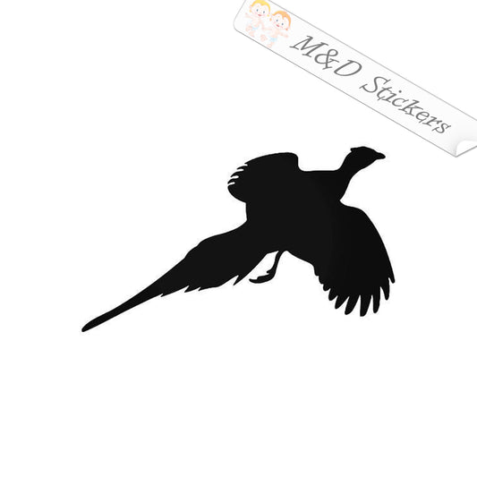 Pheasant (4.5" - 30") Vinyl Decal in Different colors & size for Cars/Bikes/Windows