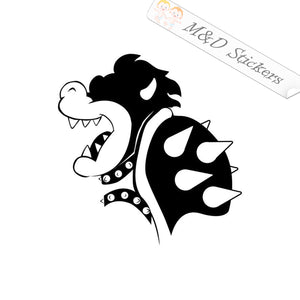 2x Super Mario Bowser Video Game Vinyl Decal Sticker Different colors & size for Cars/Bikes/Windows
