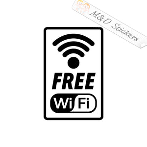 2x Wi-Fi sign Vinyl Decal Sticker Different colors & size for Cars/Bikes/Windows