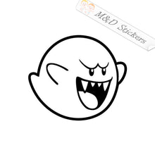 2x Super Mario Ghost Video Game Vinyl Decal Sticker Different colors & size for Cars/Bikes/Windows