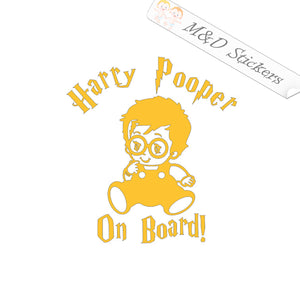 2x Little Harry Baby on board Vinyl Decal Sticker Different colors & size for Cars/Bikes/Windows