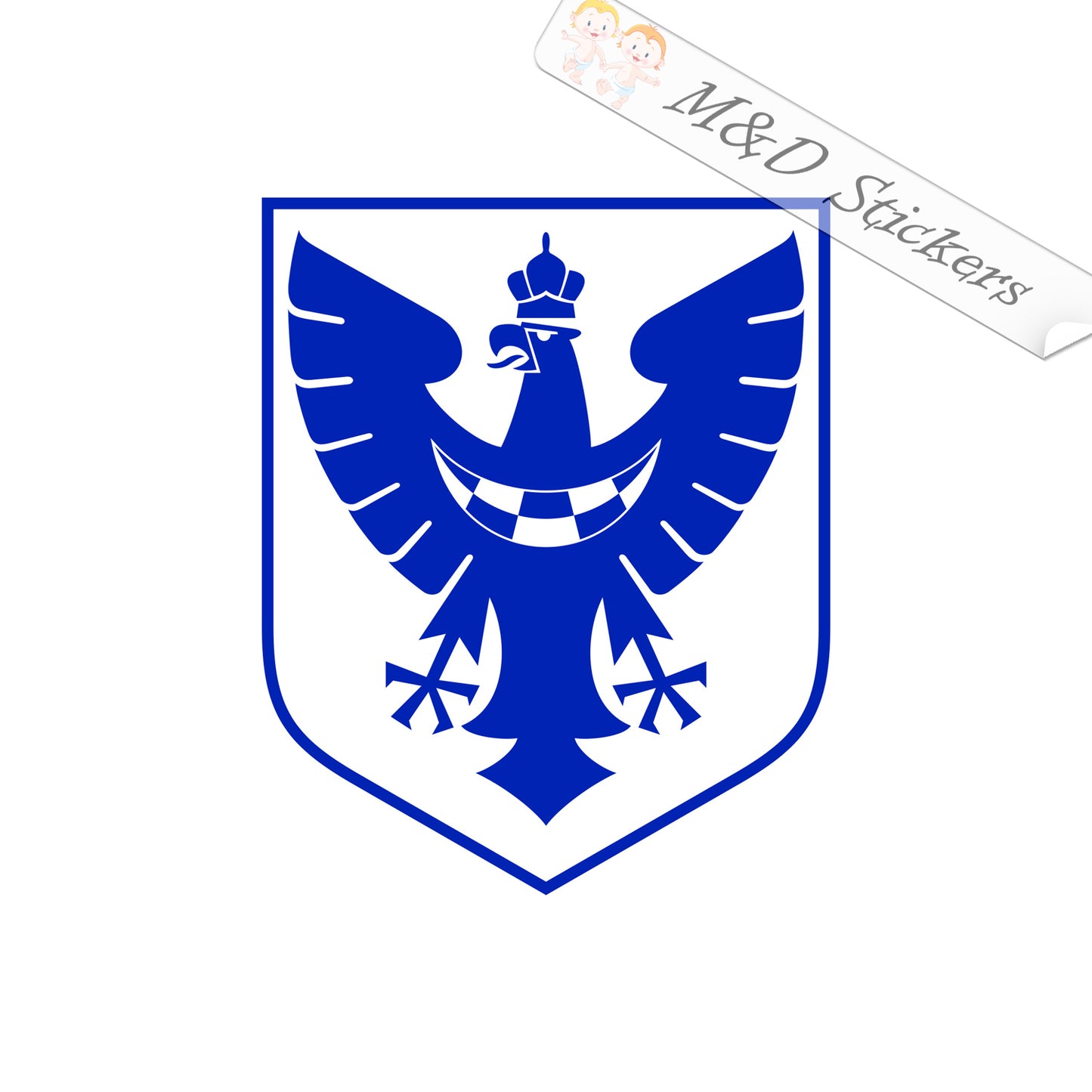 2x Slovenian Coat of Arms Vinyl Decal Sticker Different colors & size for Cars/Bikes/Windows