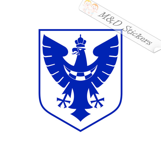 2x Slovenian Coat of Arms Vinyl Decal Sticker Different colors & size for Cars/Bikes/Windows