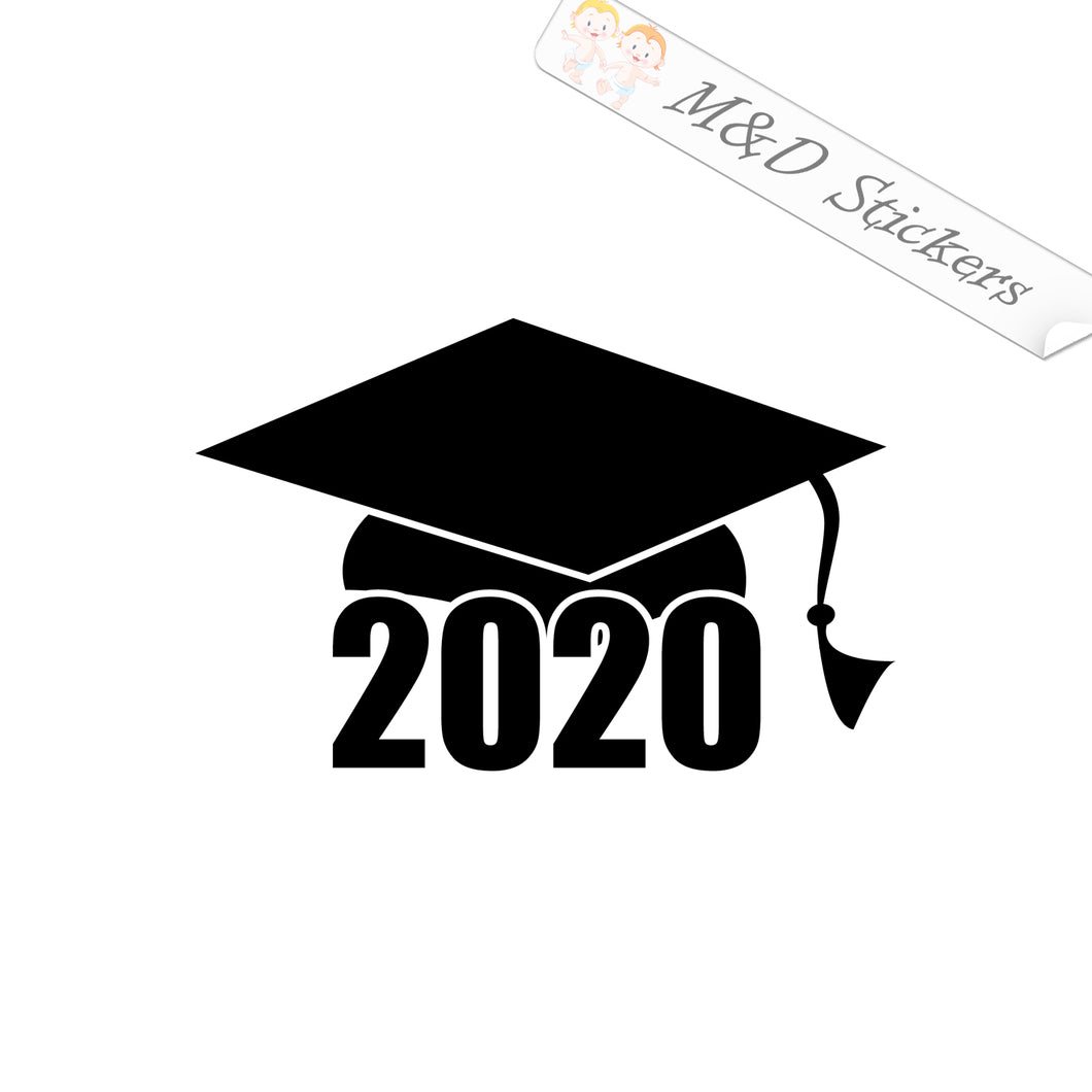 2x Class of 2020 Vinyl Decal Sticker Different colors & size for Car/Bikes/Windows