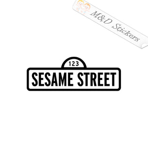 2x Sesame Street TV show Vinyl Decal Sticker Different colors & size for Cars/Bikes/Windows