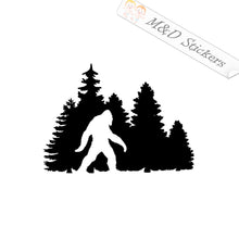 2x Bigfoot Vinyl Decal Sticker Different colors & size for Cars/Bikes/Windows