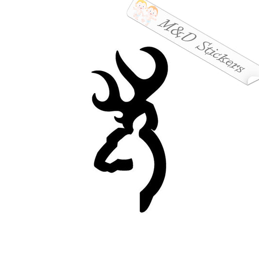 2x Browning Logo Vinyl Decal Sticker Different colors & size for Cars/Bikes/Windows