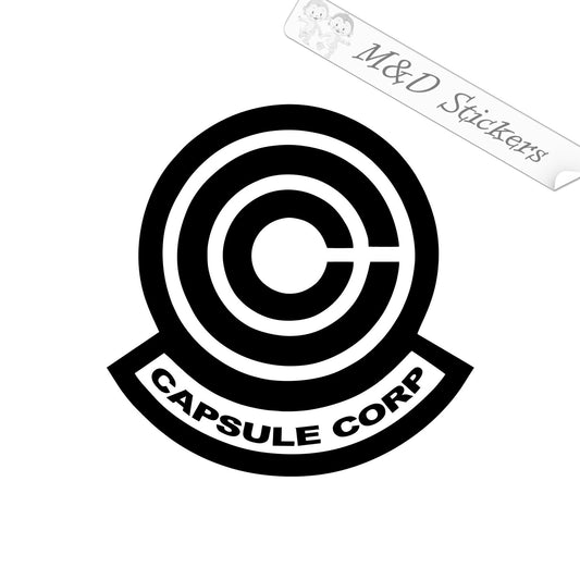 2x Capsule Corporation Dragonball Z Logo Vinyl Decal Sticker Different colors & size for Cars/Bikes/Windows