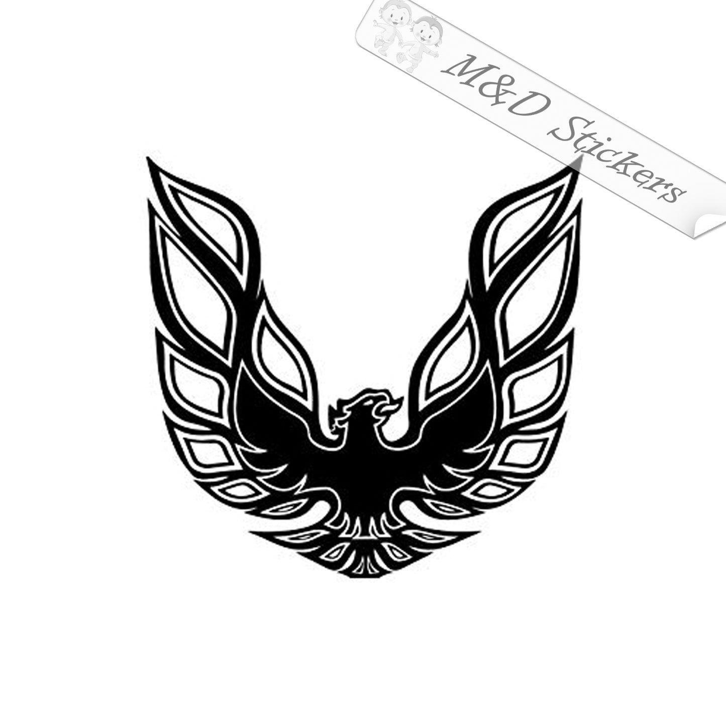 2x Pontiac Firebird Trans Am Vinyl Decal Sticker Different colors & size for Cars/Bikes/Windows