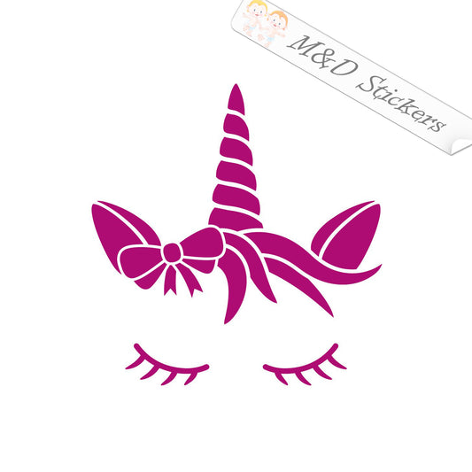 2x Unicorn Vinyl Decal Sticker Different colors & size for Cars/Bikes/Windows