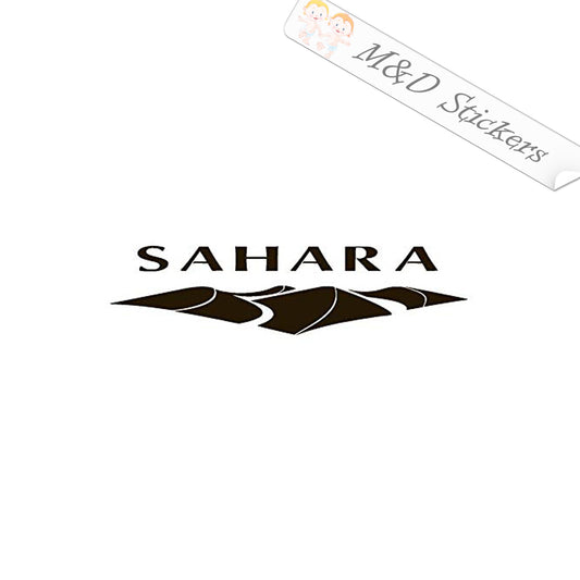 2x Sahara Jeep Vinyl Decal Sticker Different colors & size for Cars/Bikes/Windows