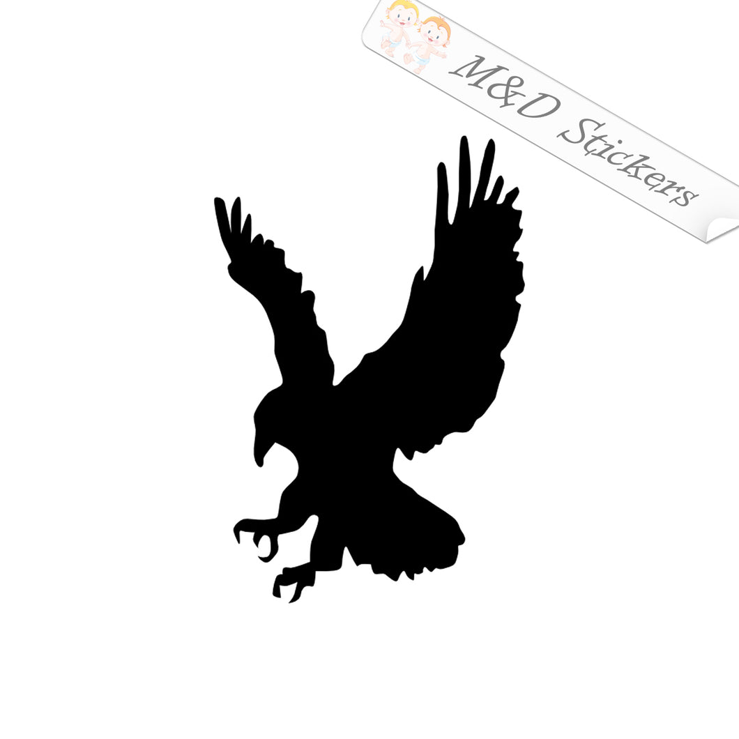 2x Eagle Vinyl Decal Sticker Different colors & size for Cars/Bikes/Windows