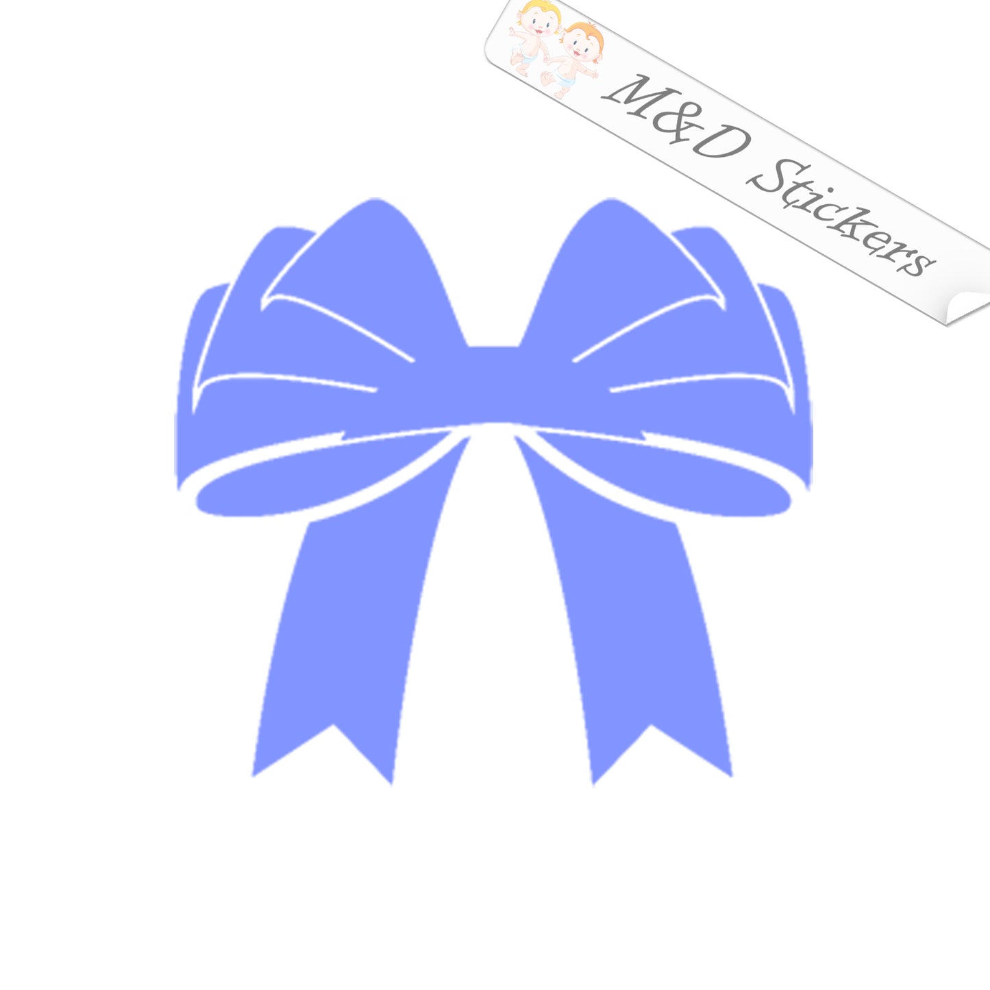 2x Bow Vinyl Decal Sticker Different colors & size for Cars/Bikes/Windows