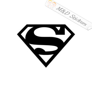 2x Superman Vinyl Decal Sticker Different colors & size for Cars/Bikes/Windows