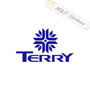 2x Terry RV Trailers Logo Vinyl Decal Sticker Different colors & size for Cars/Bikes/Windows