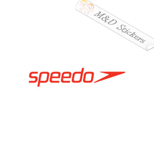 2x Speedo Logo Vinyl Decal Sticker Different colors & size for Cars/Bikes/Windows