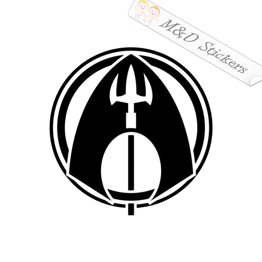 Aquaman (4.5" - 30") Vinyl Decal in Different colors & size for Cars/Bikes/Windows