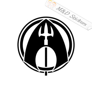 Aquaman (4.5" - 30") Vinyl Decal in Different colors & size for Cars/Bikes/Windows