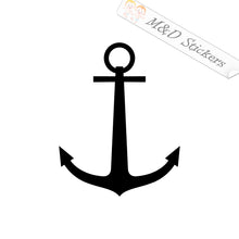 2x Anchor Vinyl Decal Sticker Different colors & size for Cars/Bikes/Windows