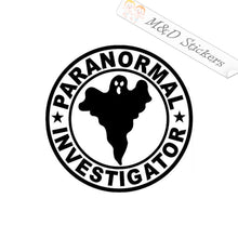 2x Paranormal investigator Vinyl Decal Sticker Different colors & size for Cars/Bikes/Windows