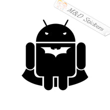 2x Android Batdroid Vinyl Decal Sticker Different colors & size for Cars/Bikes/Windows