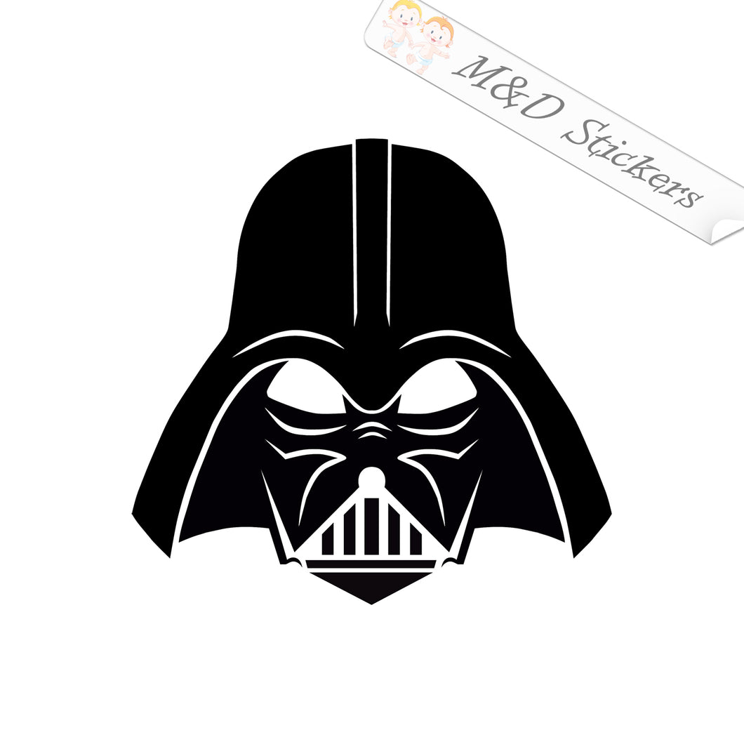 2x Darth Vader Vinyl Decal Sticker Different colors & size for Cars/Bikes/Windows