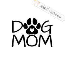 2x Dog Mom Paw Vinyl Decal Sticker Different colors & size for Cars/Bikes/Windows