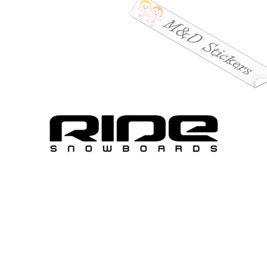 2x Ride Snowboards Logo Vinyl Decal Sticker Different colors & size for Cars/Bikes/Windows