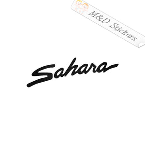2x Sahara Jeep Vinyl Decal Sticker Different colors & size for Cars/Bikes/Windows