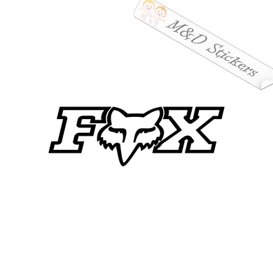 2x Fox Racing Logo Vinyl Decal Sticker Different colors & size for Cars/Bikes/Windows