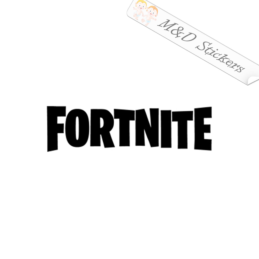 2x Fortnite logo Vinyl Decal Sticker Different colors & size for Cars/Bikes/Windows