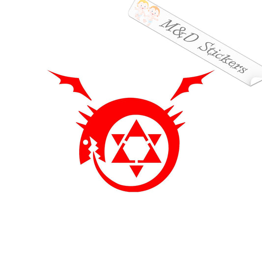 Fullmetal alchemist homunculus mark (4.5" - 30") Vinyl Decal in Different colors & size for Cars/Bikes/Windows