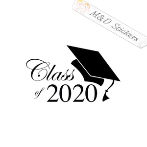2x Class of 2020 Vinyl Decal Sticker Different colors & size for Car/Bikes/Windows