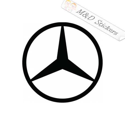 Mercedes Benz Logo (4.5" - 30") Vinyl Decal in Different colors & size for Cars/Bikes/Windows
