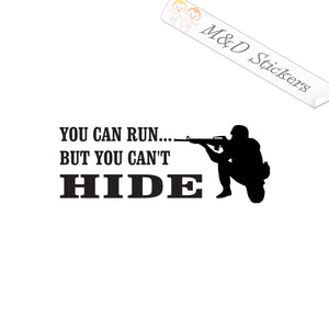 2x You can't hide Vinyl Decal Sticker Different colors & size for Cars/Bikes/Windows