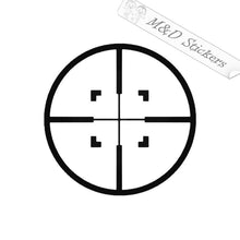2x Hunting Crosshair Vinyl Decal Sticker Different colors & size for Cars/Bikes/Windows