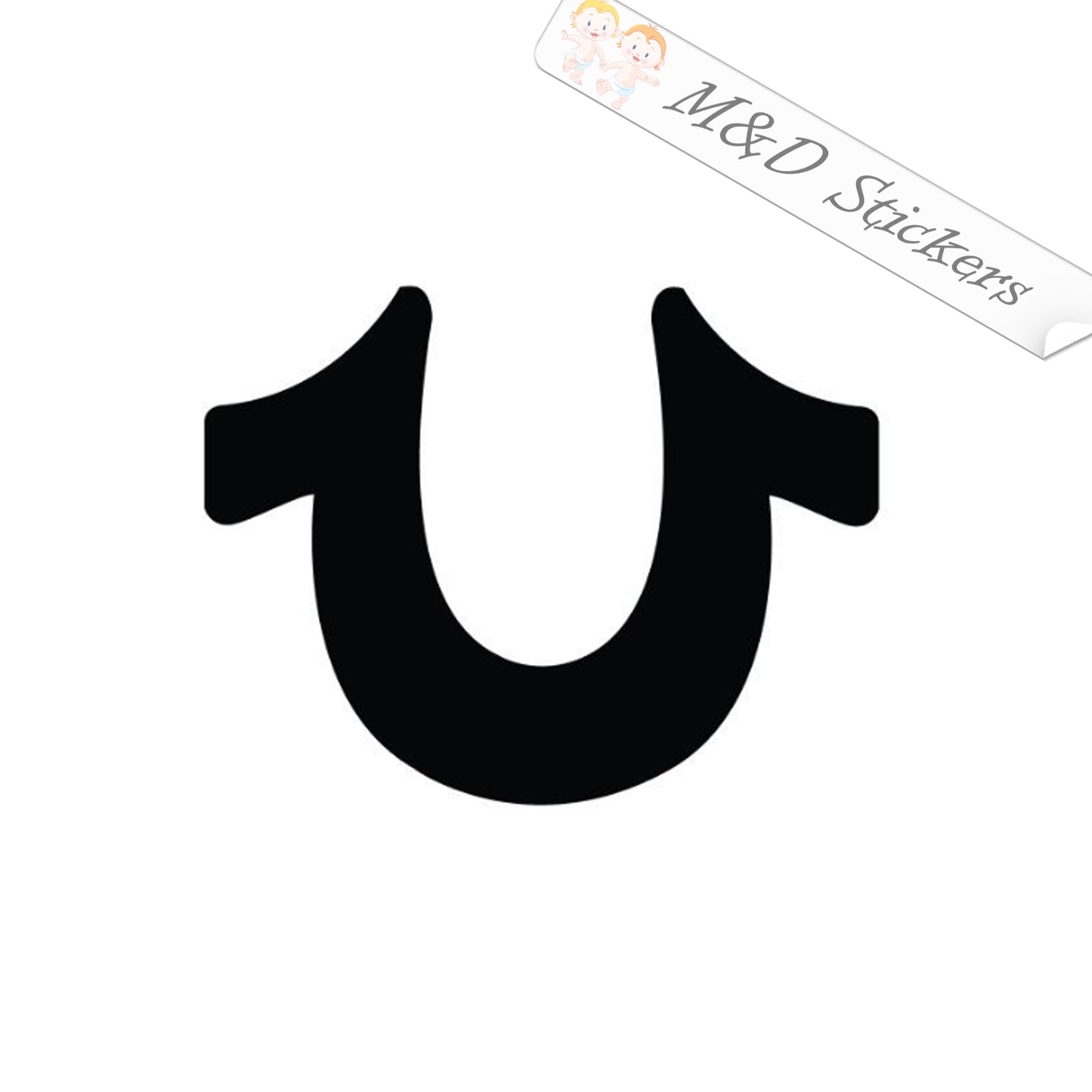 2x True Religion Logo Vinyl Decal Sticker Different colors & size for Cars/Bikes/Windows