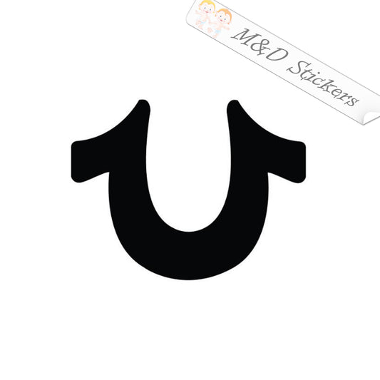 2x True Religion Logo Vinyl Decal Sticker Different colors & size for Cars/Bikes/Windows