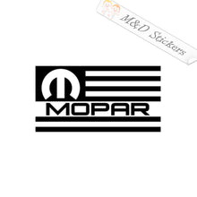 2x Mopar Flag Vinyl Decal Sticker Different colors & size for Cars/Bikes/Windows