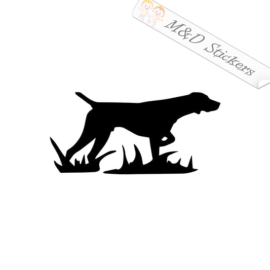 2x Labrador retriever Dog Vinyl Decal Sticker Different colors & size for Cars/Bikes/Windows
