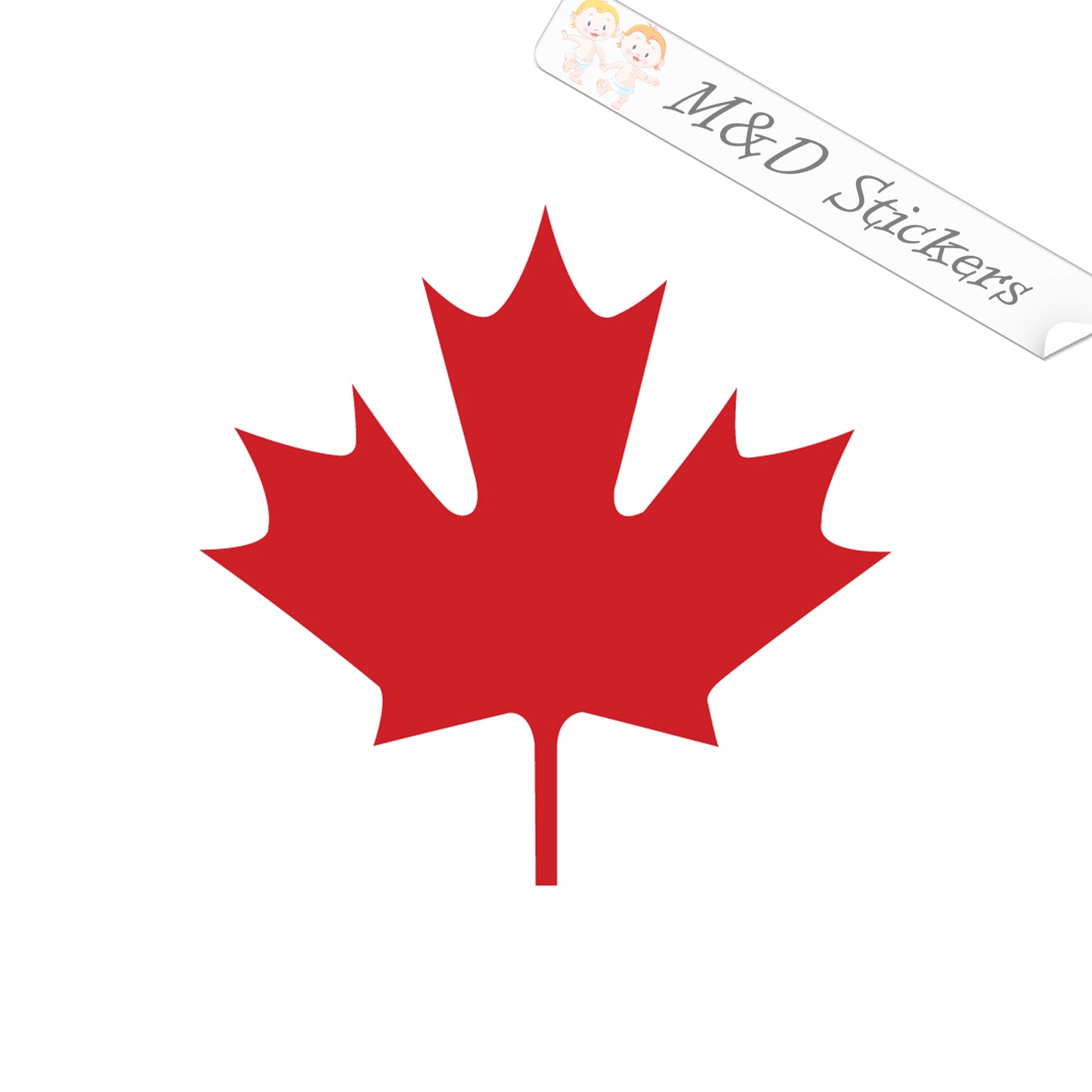 2x Maple Leaf Vinyl Decal Sticker Different colors & size for Cars/Bikes/Windows