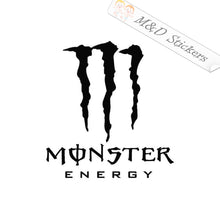 2x Monster Energy Logo Vinyl Decal Sticker Different colors & size for Cars/Bikes/Windows