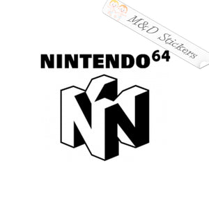 2x Nintendo logo Vinyl Decal Sticker Different colors & size for Cars/Bikes/Windows