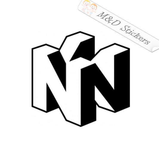 2x Nintendo logo Vinyl Decal Sticker Different colors & size for Cars/Bikes/Windows